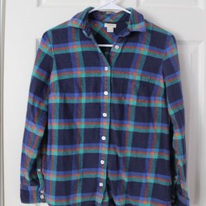 J. Crew Plaid Buttondown Shirt